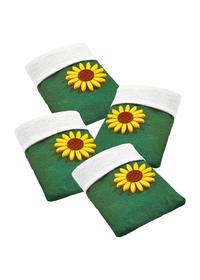 Set 4 portaposate Girasoli